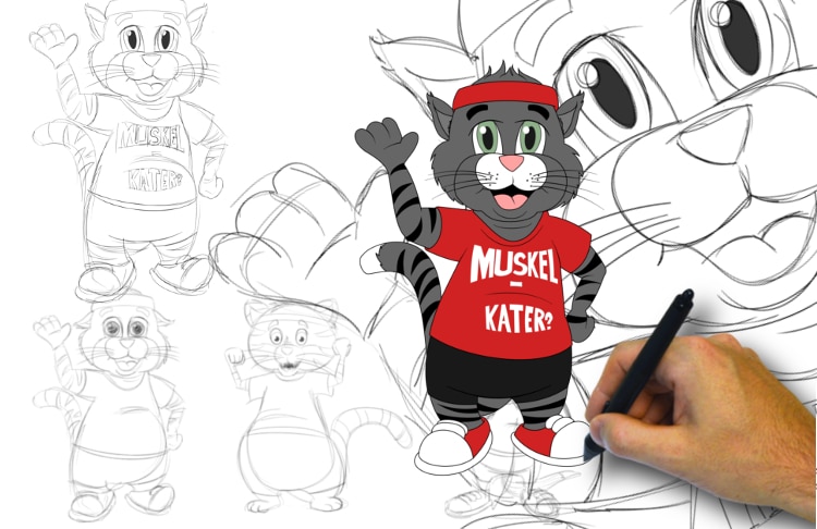 Character Design Example 2 by Promo Bears De producten en diensten van Promo Bear omvatten ook het ontwerpen van mascottes en promotieartikelen