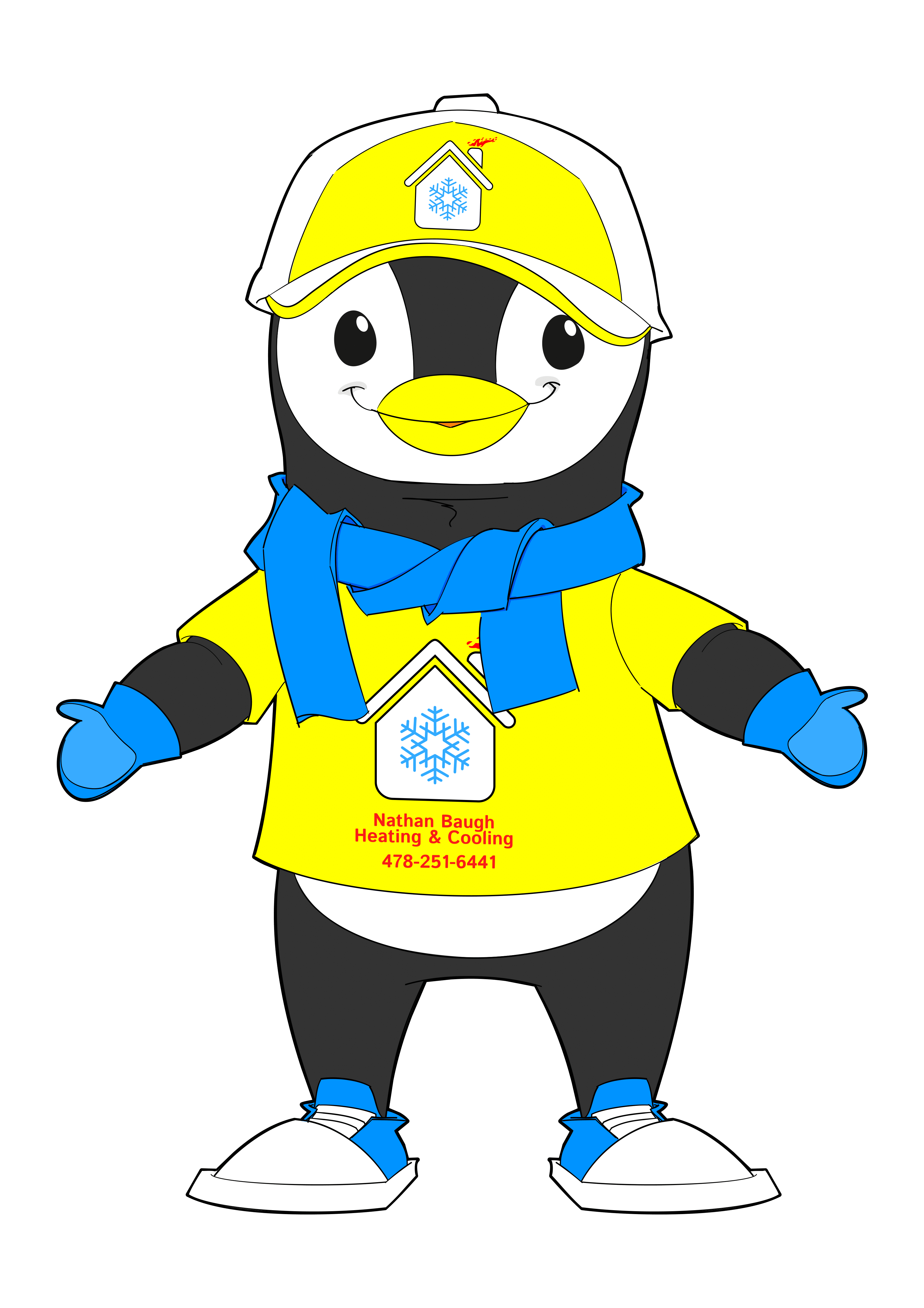 ACC20-4 Nathan Baugh Heating & Cooling Waddles character design clr
