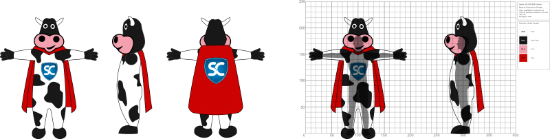 Custom Cow Mascot – Concept Illustration