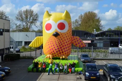 Eule-Giant-Inflatable Reuze opblaasbaar uil reclame figuur