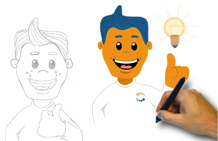 Mascotte-ontwerp-voorbeeld-Henry-de-Glazenwasser-Promo-Bears