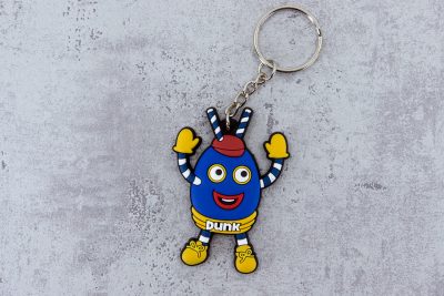 Schluesselanhaenger_Maskottchen_Restaurant_PVC Custom sleutelhanger in de vorm van een fastfoodmascotte