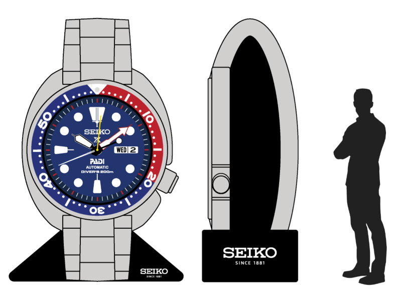 Custom-Inflatable-Design-Product-Replica-Seiko-Watch