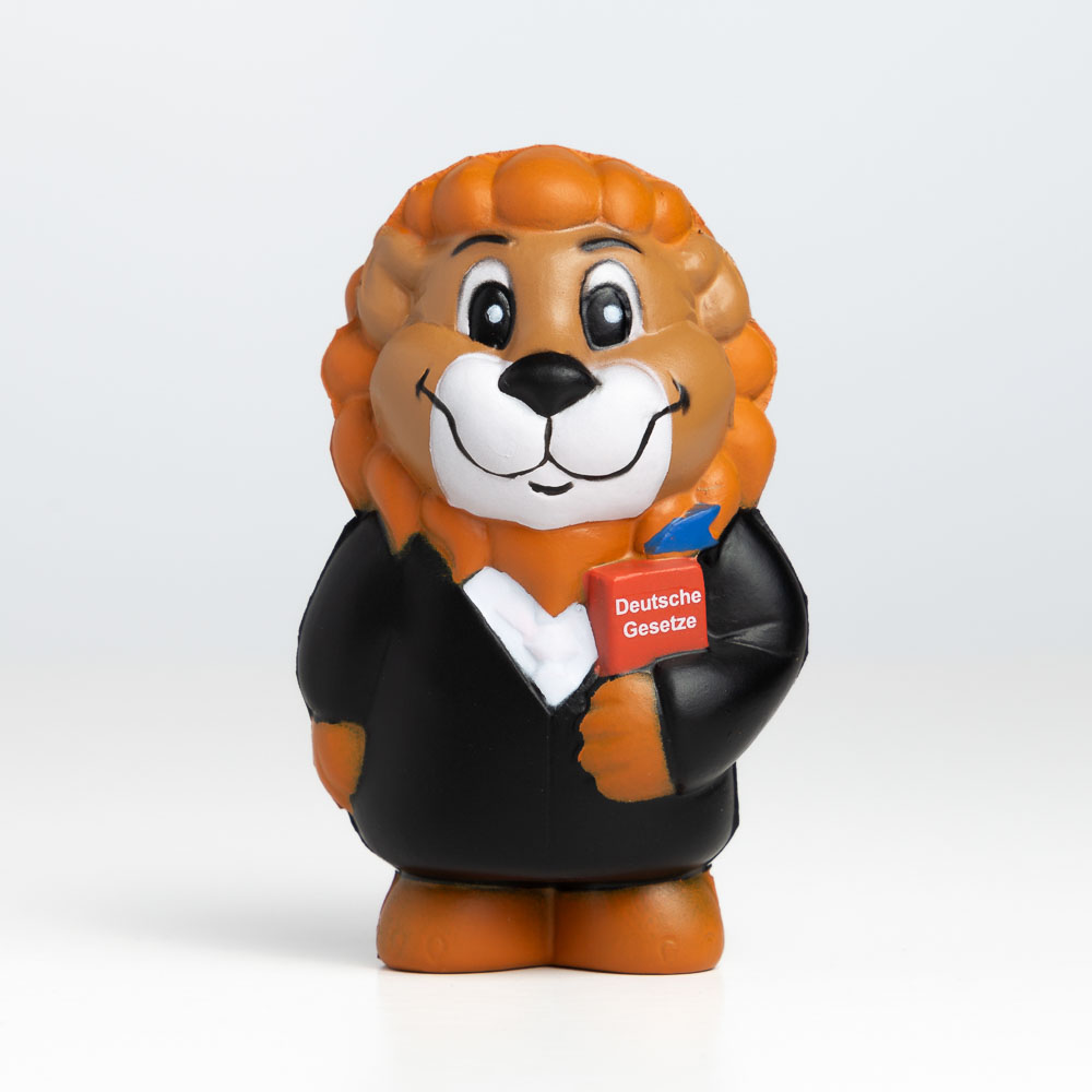 Leeuw mascotte stressbal