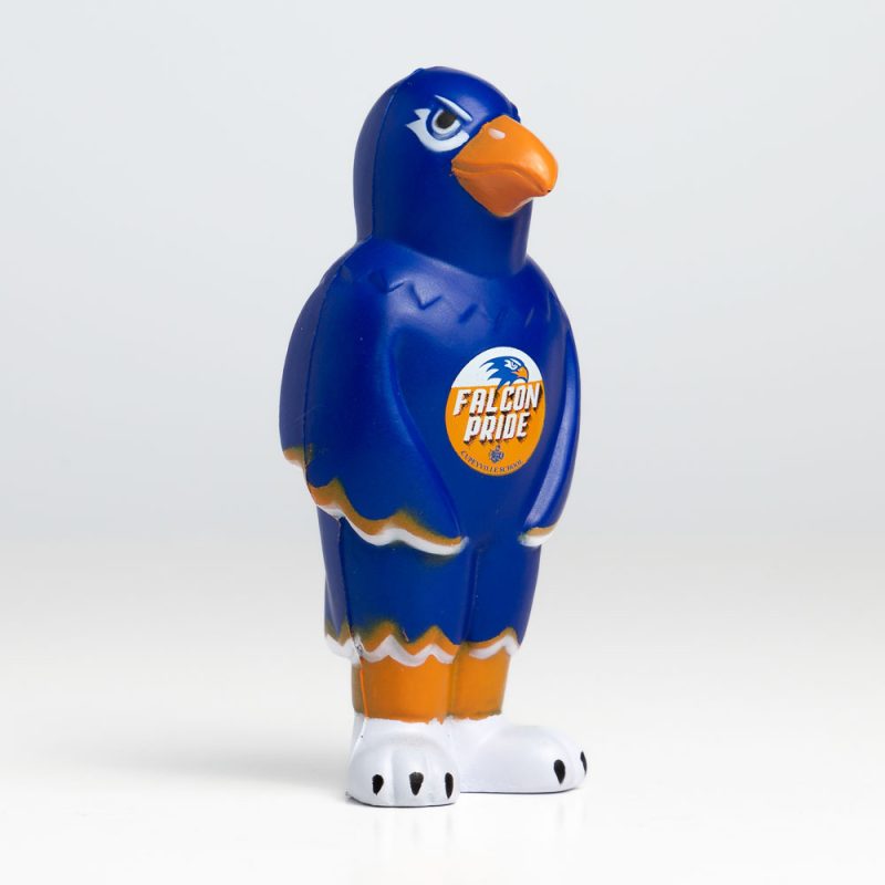 Mascotte stressbal Mascotte stressballen als weggevertjes voor sportteams en fanshops