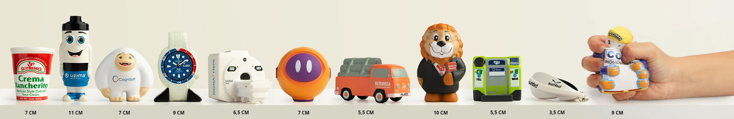 Stressball lineup cm
