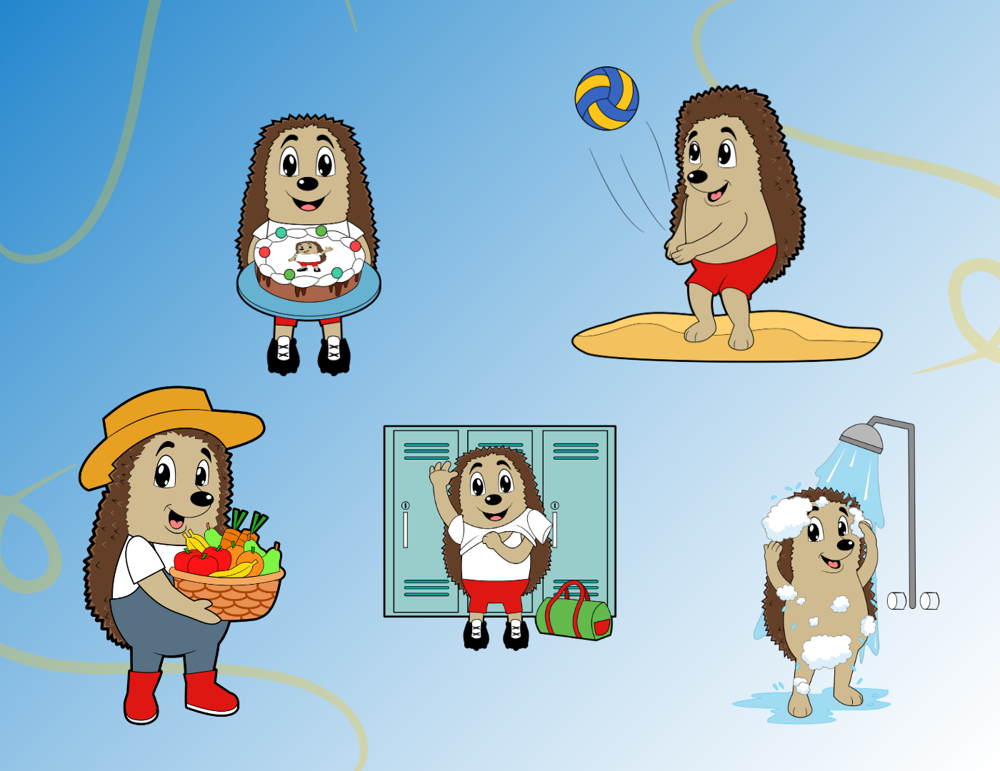 Dappie Poses (3) Mascotte Dappie Dalen Poses