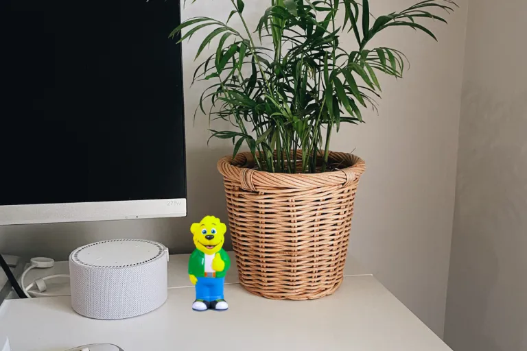 Stress Ball op een bureau Stress Ball op een bureau